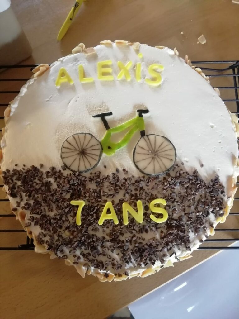 gâteau vélo - pâtisserie