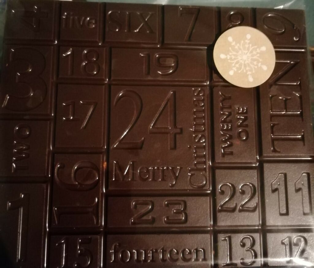 calendrier de l 'avent - chocolaterie